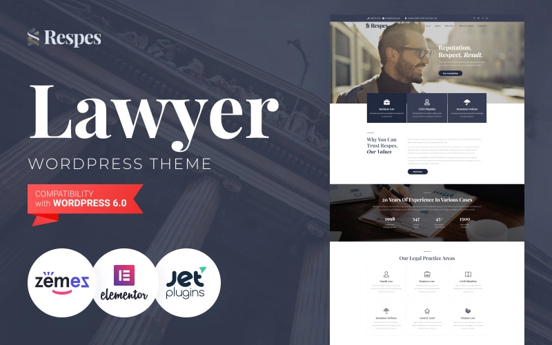 Respes – Lawyer WordPress Theme