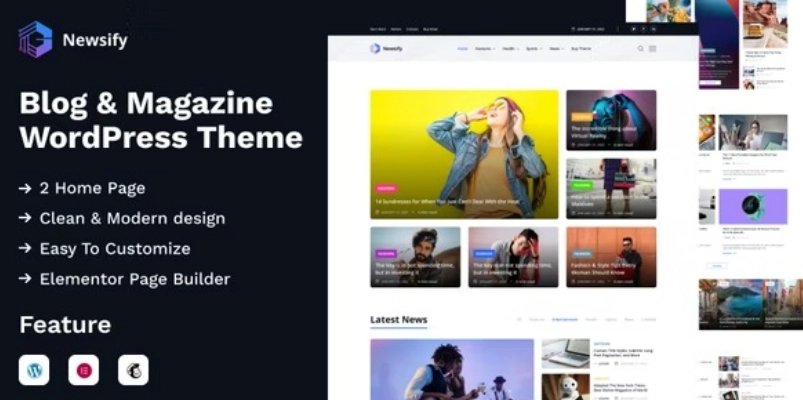 Newsify – Modern Magazine WordPress Theme