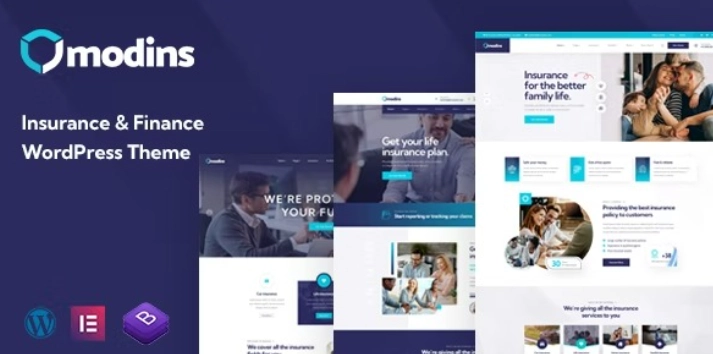 Modins – Insurance & Finance WordPress Theme