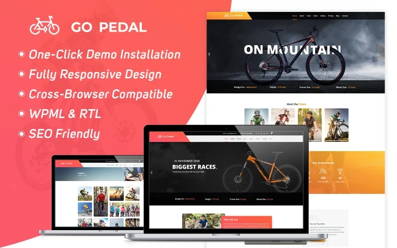 Go Pedal – Cycling WordPress Theme