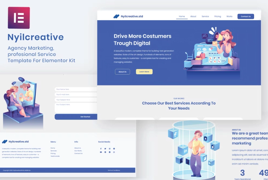 Nyil – Business Agency Elementor Template