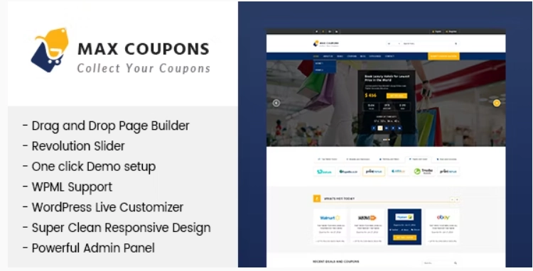 Max Coupons – Couponry & Deals WordPress Theme