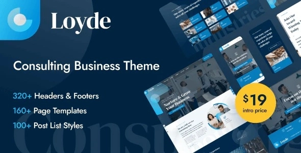 Loyde – Consulting Business WordPress Theme
