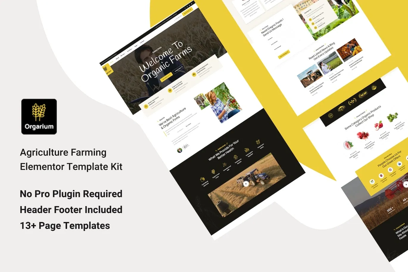 Orgarium – Agriculture Organic Farming Template