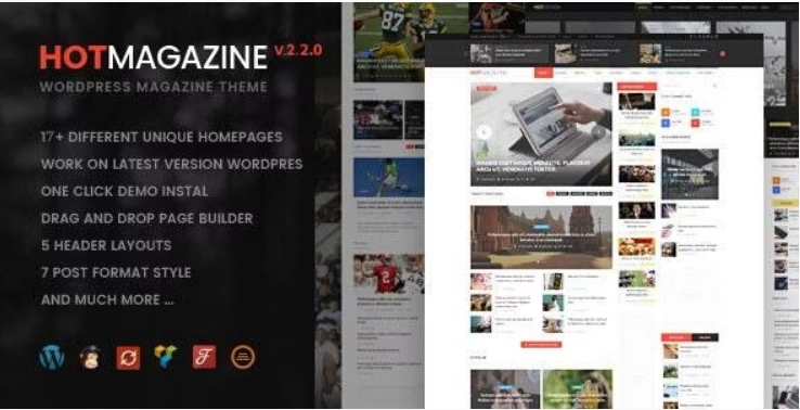 Hotmagazine – News & Magazine WordPress Theme