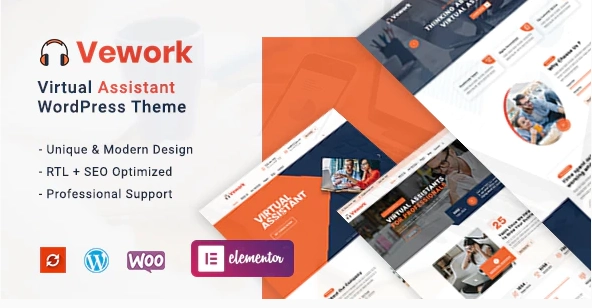 Vework – Virtual Assistant WordPress Theme