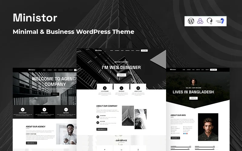 Ministor – Minimal and Business Responsive WordPress Theme