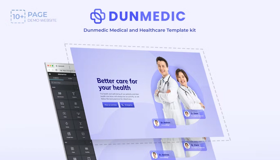 Dunmedic – Medical & Healthcare Elementor Template