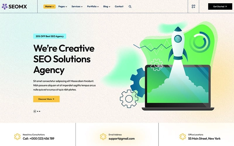 SeoMx – Seo & Digital Marketing WordPress Theme