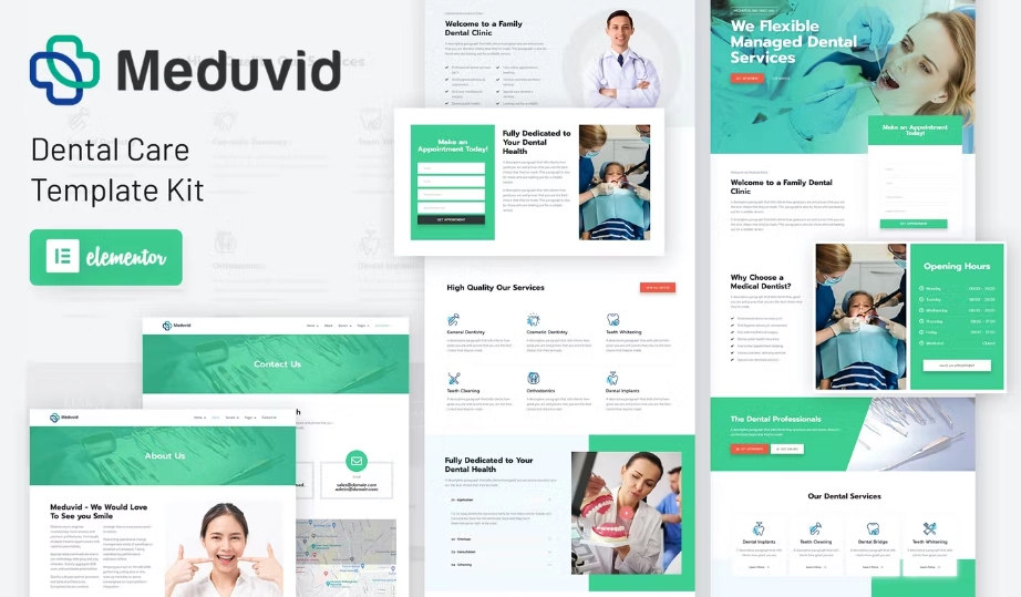 Meduvid – Medical & Dental Clinic Elementor Template