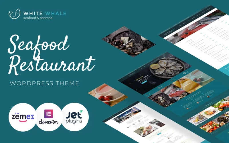 White Whale – Seafood Restaurant WordPress Theme