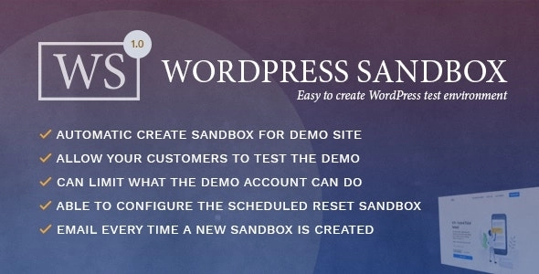 Create WordPress Sandbox Automatic