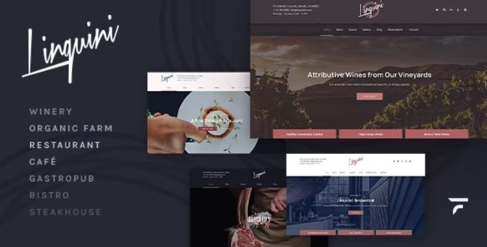 Linguini — Restaurant WordPress Theme