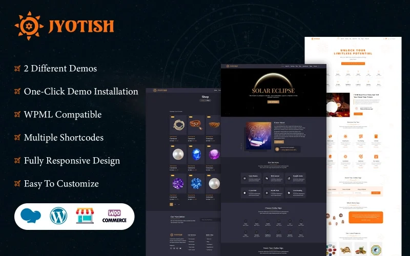 Jyotish – Horoscope and Astrology WordPress Theme