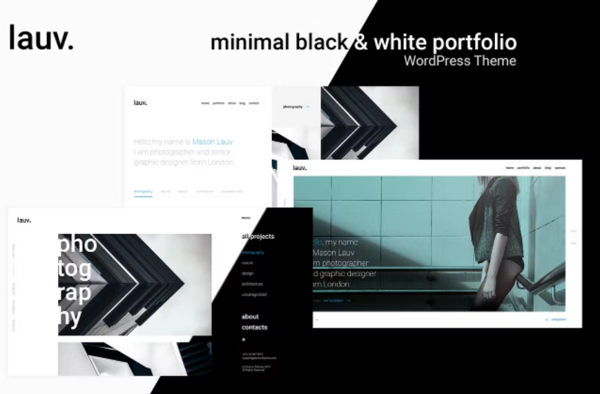 Lauv – Creative Portfolio WordPress Theme