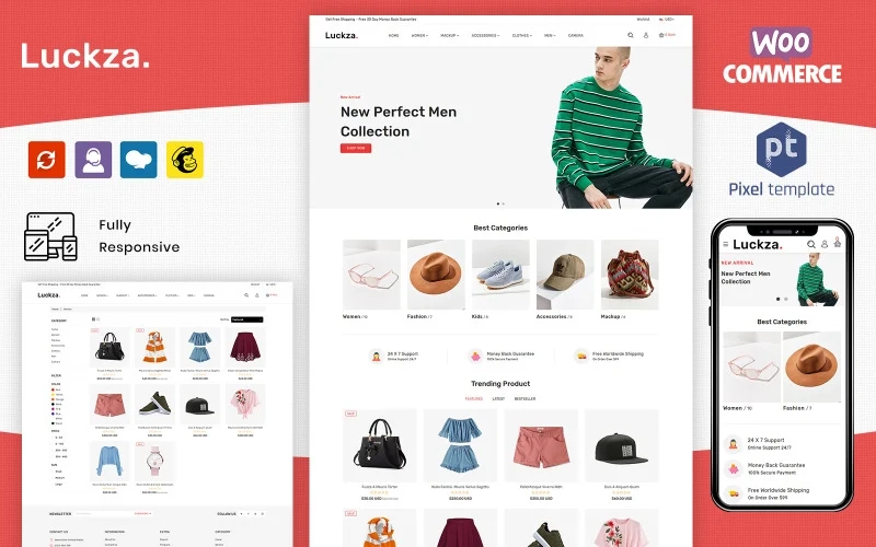 Luckza – Multipurpose WooCommarce Fashion Theme WordPress Theme