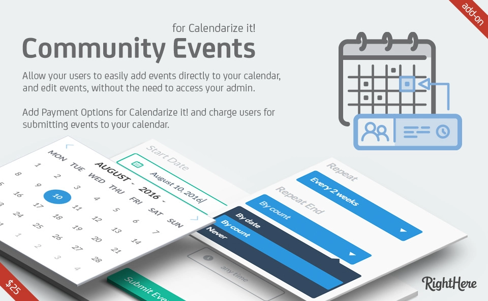 Community Events add-on for Calendarize it!