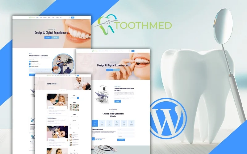 Toothmed – Dentist Clinic WordPress Theme