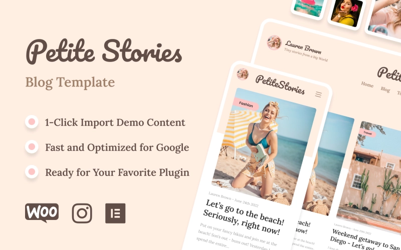 My Stories – Personal Blog And Influencer Theme WordPress Theme