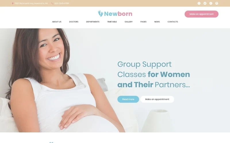 Newborn – Pregnancy Support Center WordPress Theme