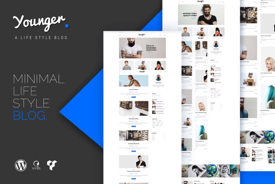 Younger Blogger – Personal Blog WordPress Theme