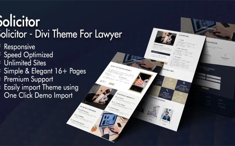 Solicitor – Divi WordPress Theme For Lawyer