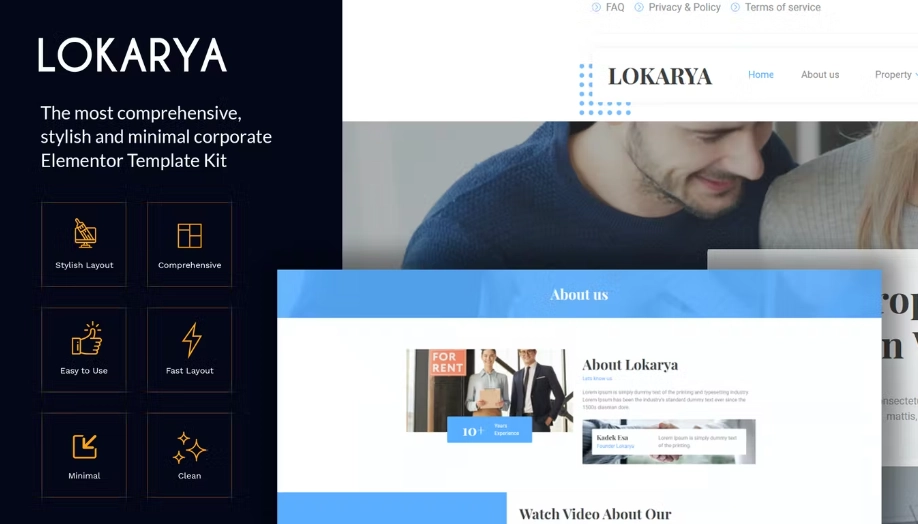 Lokarya – Real Estate Elementor Template