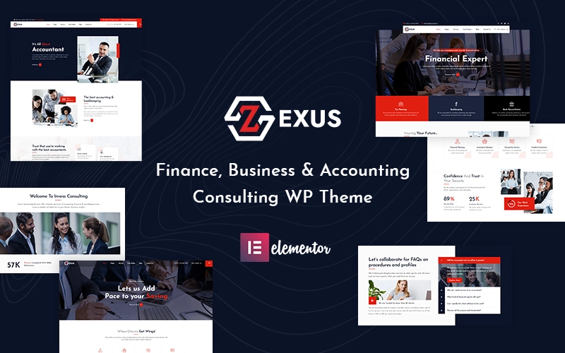 Zexus – Accounting and Consulting Business WordPress Theme