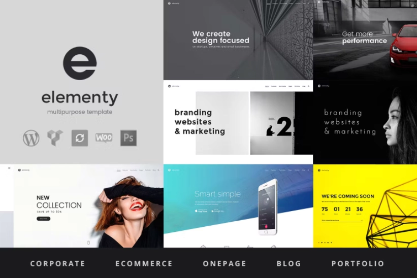 Elementy – Multipurpose WordPress Theme