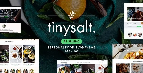 TinySalt – Personal Food Blog WordPress Theme