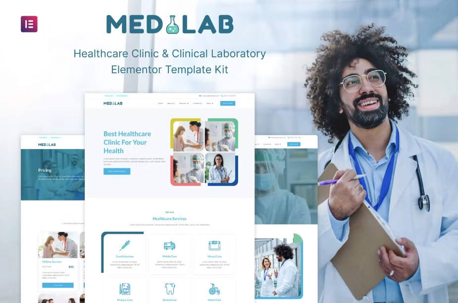 Medilab – Healthcare & Clinical Laboratory Elementor Template
