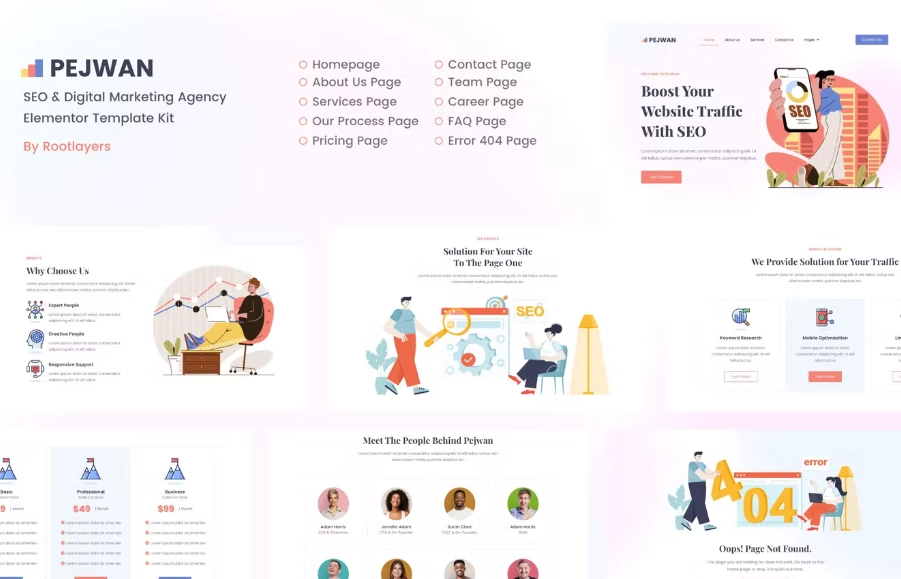 Pejwan – SEO & Digital Marketing Agency Template