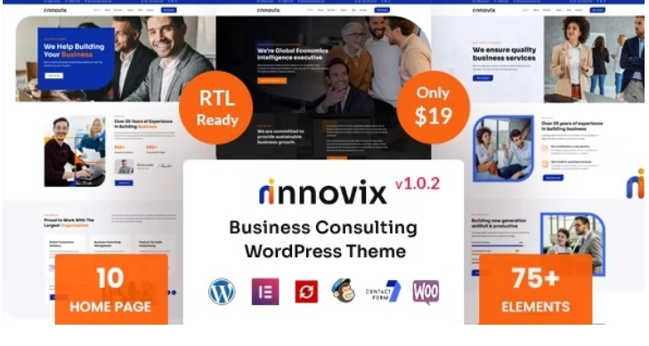Innovix – Business Consulting WordPress Theme