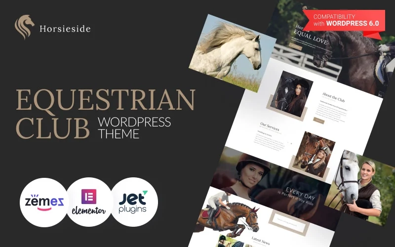 Horsieside – Equestrian Center Responsive WordPress Theme