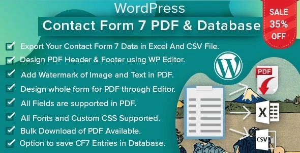 Wordpress Contact Form 7 PDF