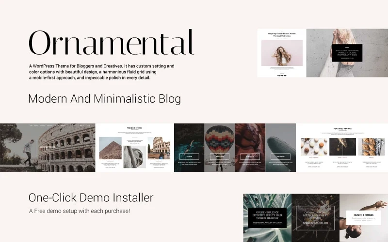 Ornamental – Multi-Concept Responsive Blog WordPress Theme