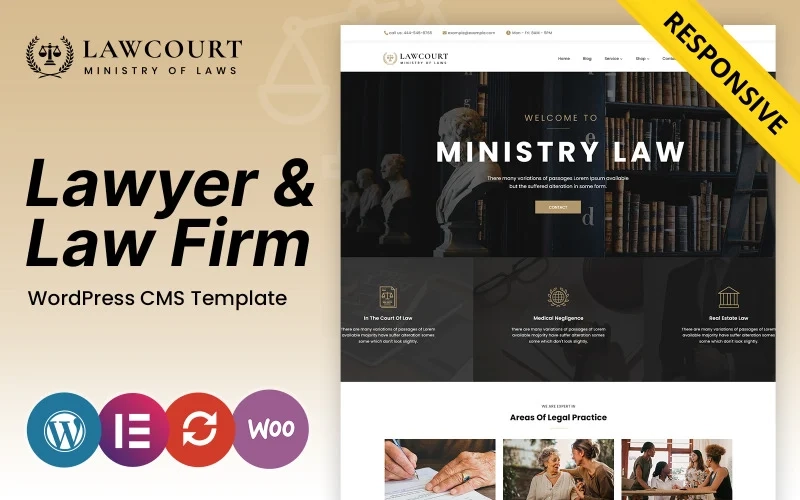 Lawcourt – Attorney & Lawyers WordPress Theme