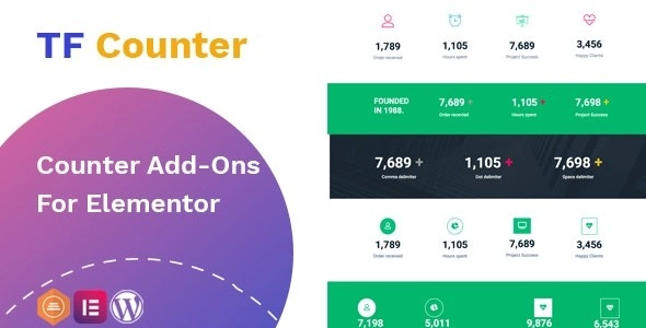 Tf Counter Widgets Addon For Elementor