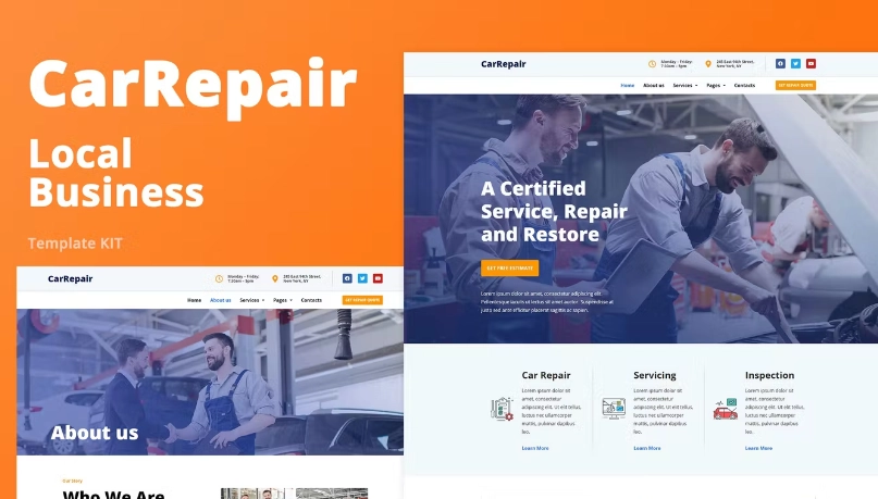 CarRepair – Local Business Template