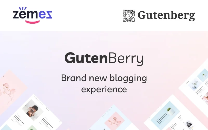 Gutenberry – Gutenberg-based Clean Blog WordPress Theme