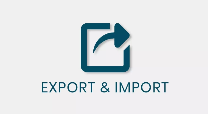 QSM - Export & Import