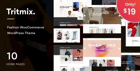 Tritmix – Fashion Elementor WooCommerce Theme