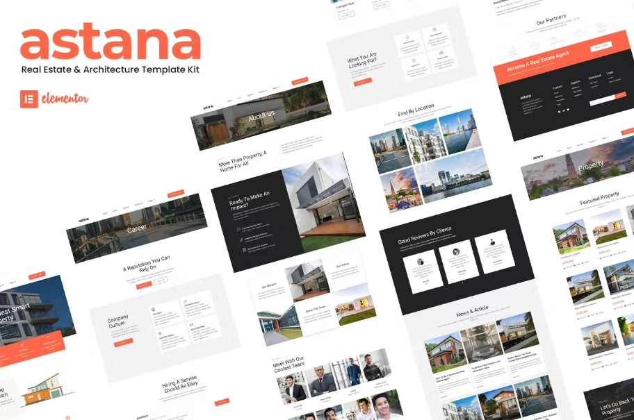 Astana – Real Estate & Architecture Elementor Template