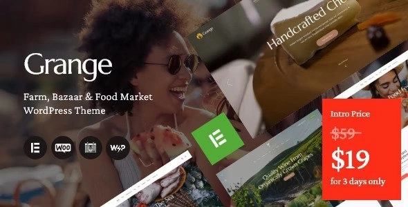 Grange – Farm, Bazaar & Food Market WordPress Theme