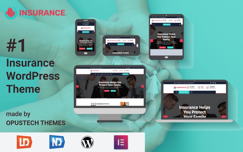 Insurance Company – Responsive Insurance Consulting WordPress theme WordPress Theme