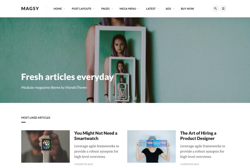 Magsy – Modular Magazine & Blog Theme