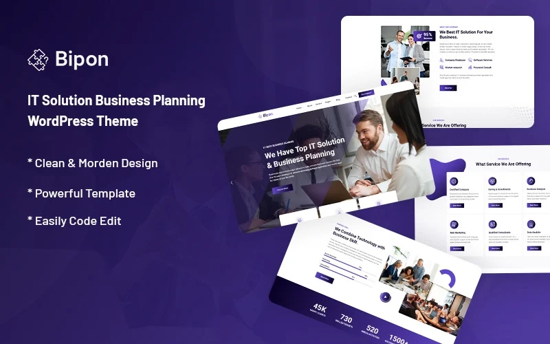 Bipon – IT Solution & Business Planning WordPress Theme