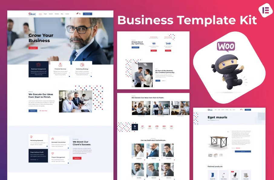 Skat — Corporate & Business Elementor Template