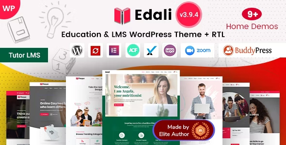Edali – Education LMS & Online Courses WordPress Theme