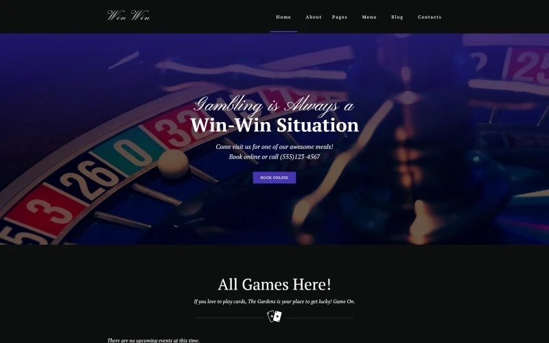WinWin – Casino Website WordPress theme WordPress Theme